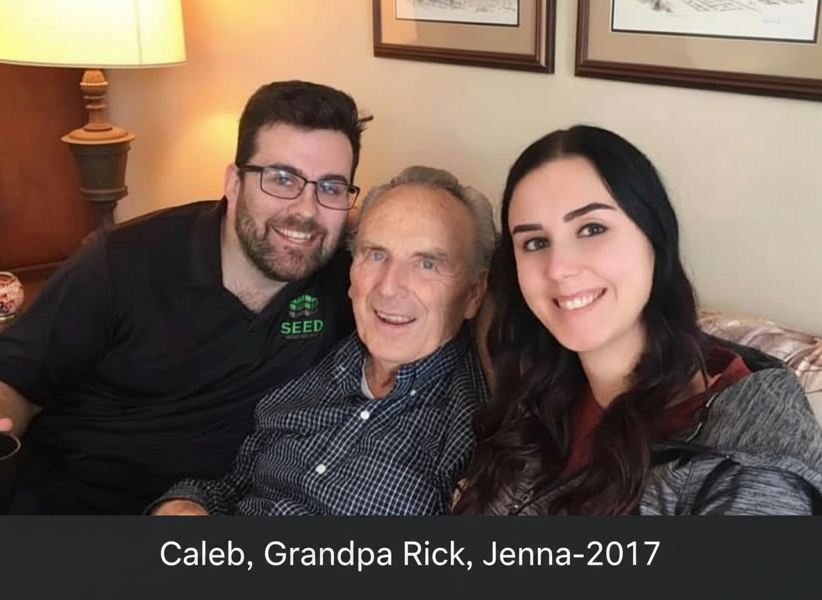 Three generations of family together